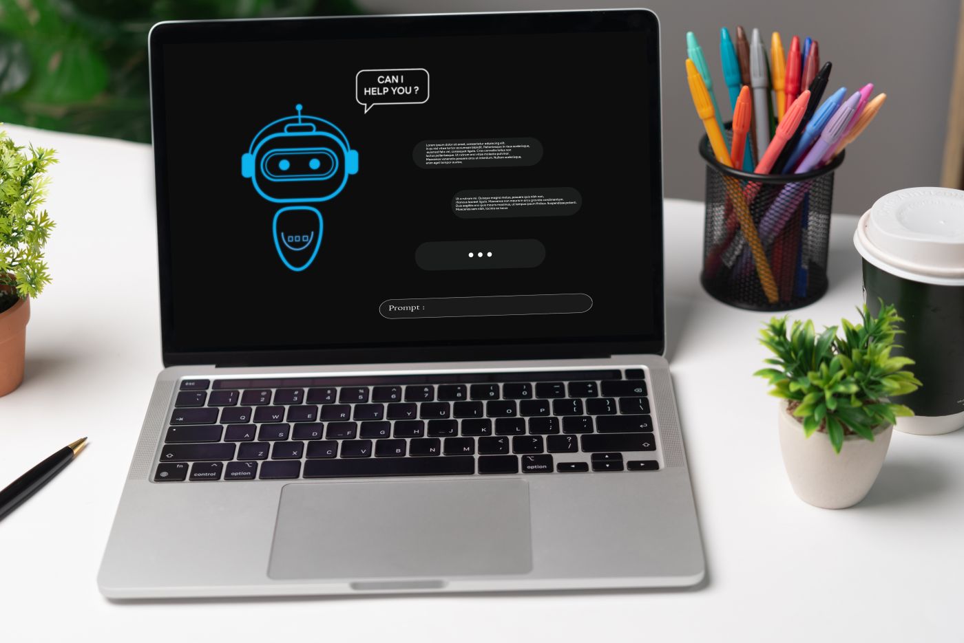 Ai Artificial Intelligence Technology That Allows Robots To Help With Prompts To Write Content Or Manage Information Through Chat Conversations - Auster Inteligência Contábil